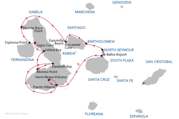ISABELA - 6 Days Cruise